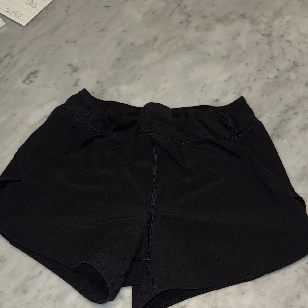 Athleta girl Black running Shorts